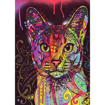 Cat - Full Square Drill Diamond Painting 30*40CM