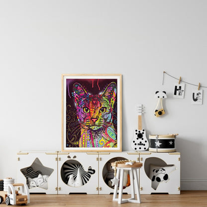 Cat - Full Square Drill Diamond Painting 30*40CM