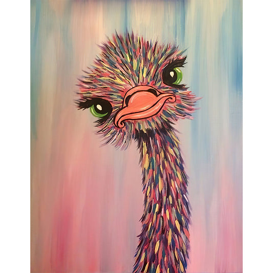 Ostrich - Full Square Drill Diamond Painting 30*40CM
