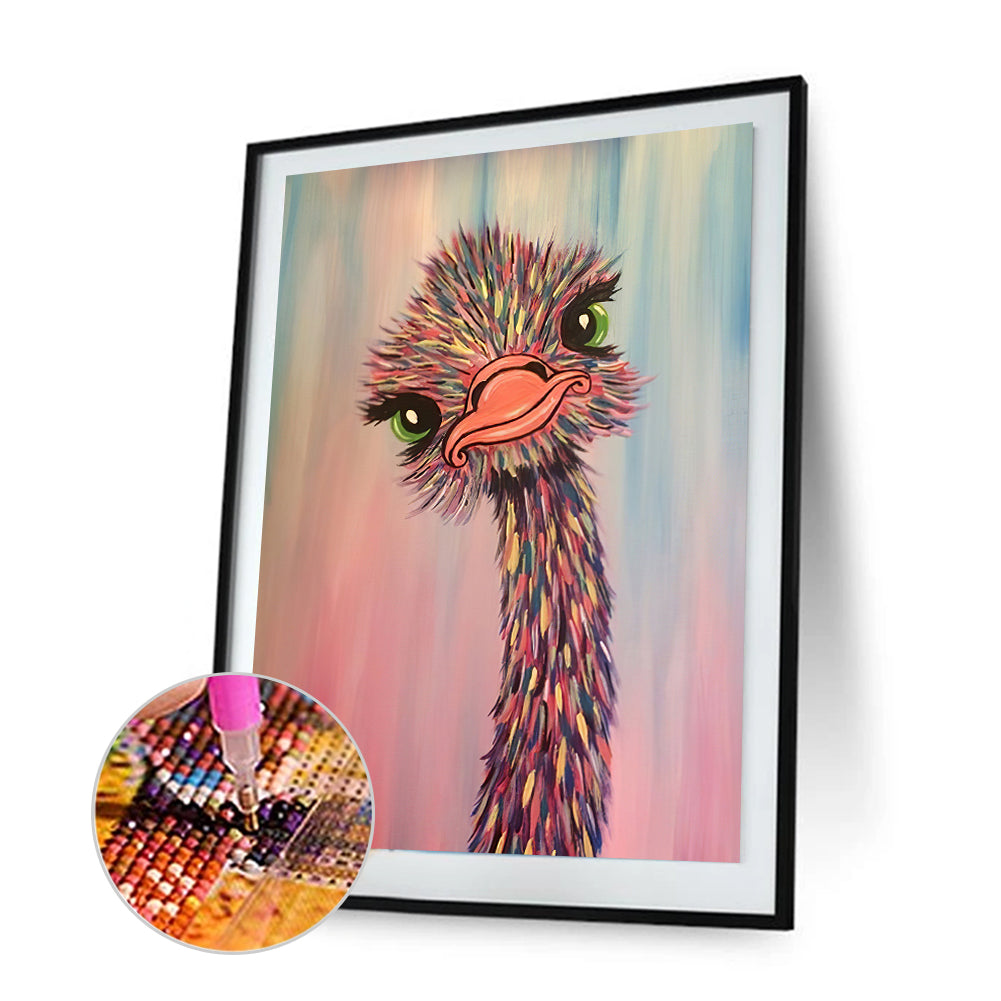 Ostrich - Full Square Drill Diamond Painting 30*40CM