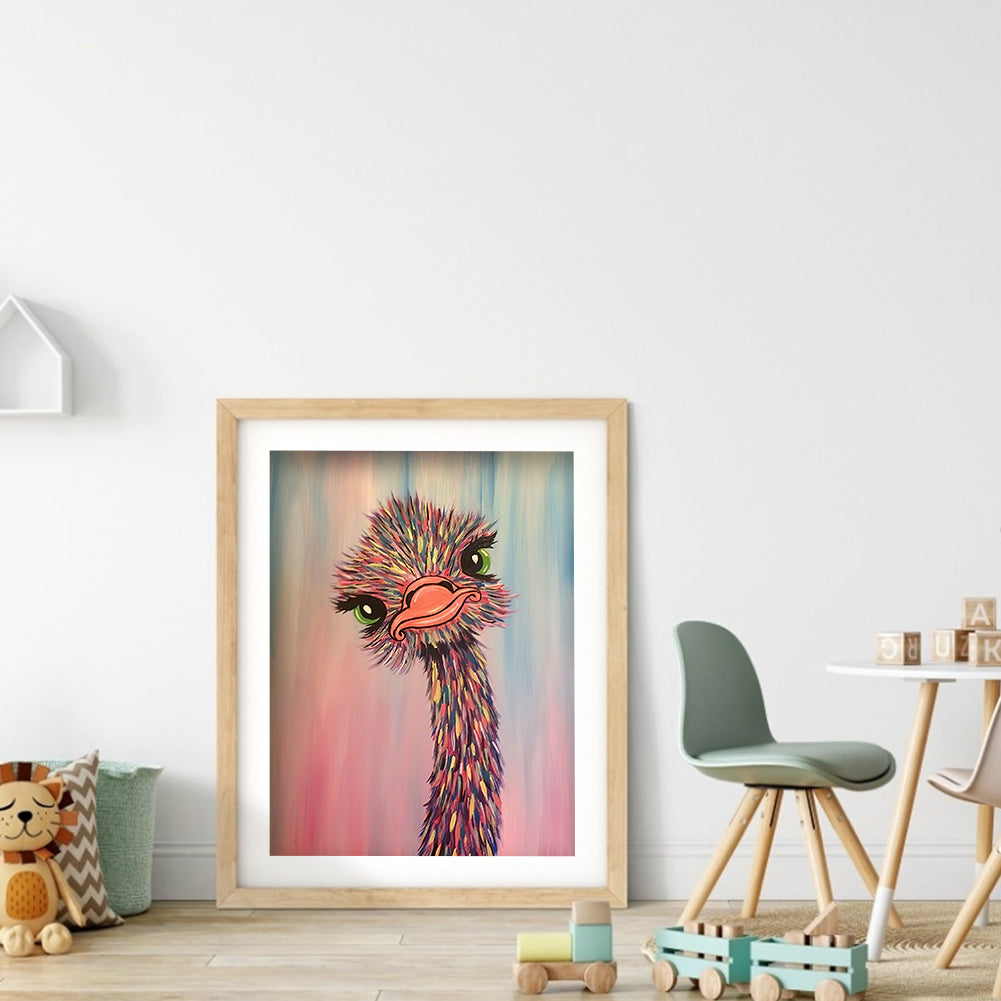 Ostrich - Full Square Drill Diamond Painting 30*40CM