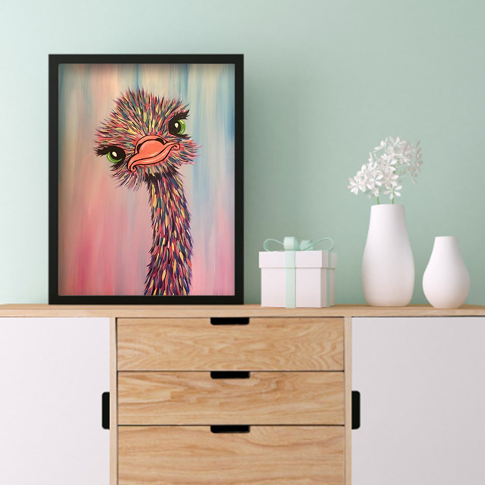 Ostrich - Full Square Drill Diamond Painting 30*40CM