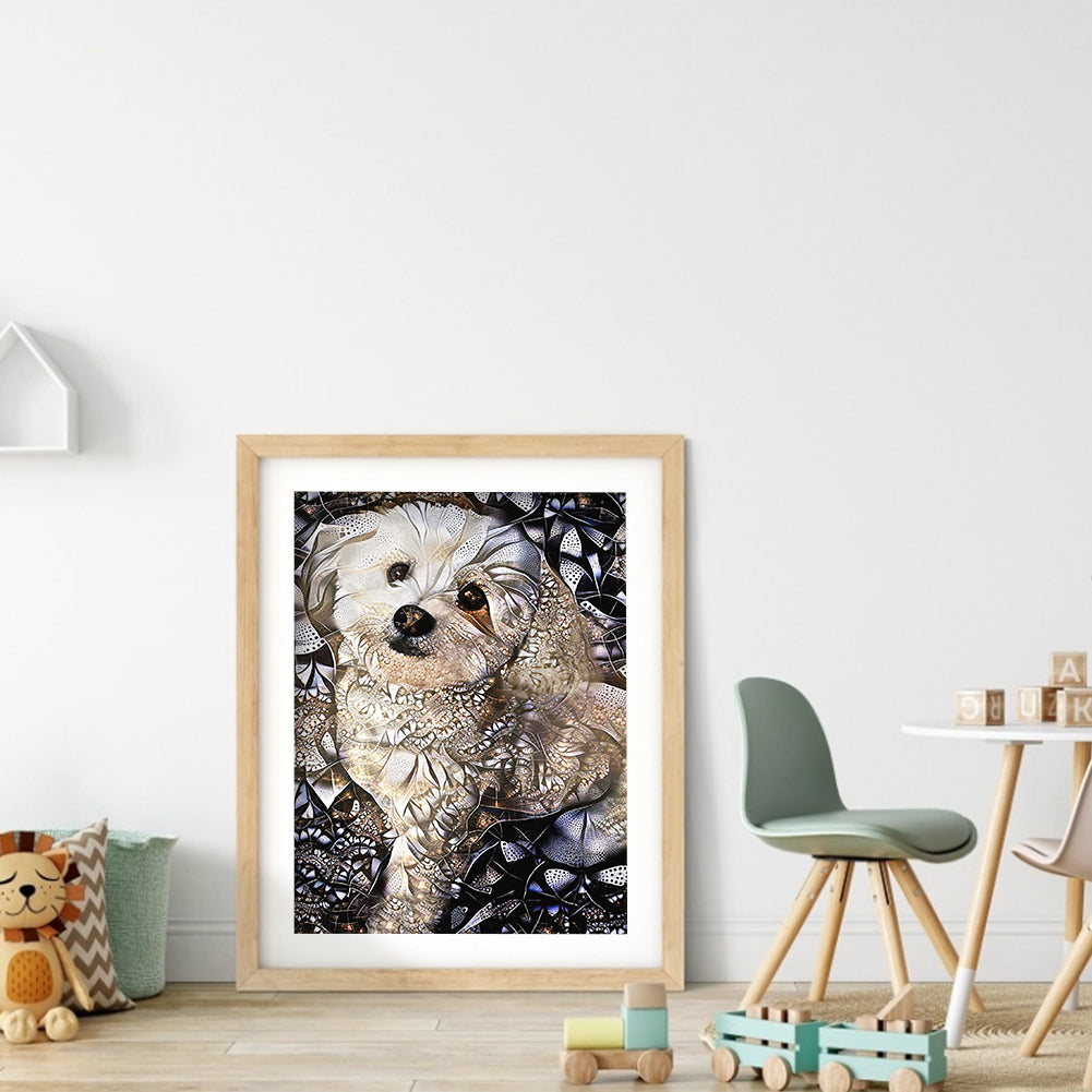 Dog - Full Square Drill Diamond Painting 30*40CM