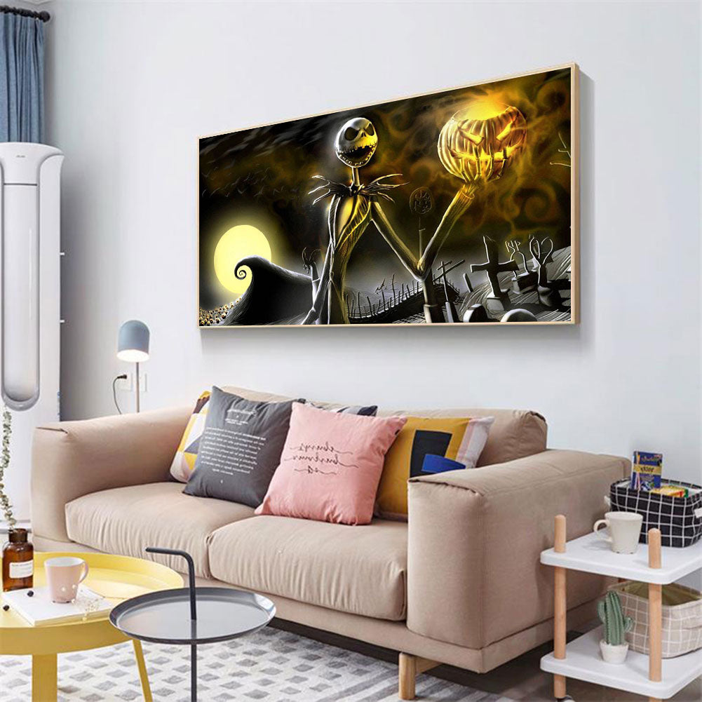 Weird City Night - Full Round Drill Diamond Painting 70*40CM