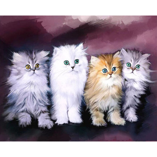 Cat - Full Square Drill Diamond Painting 30*40CM