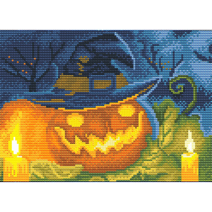 Pumpkin Monster - Full Square Drill Diamond Painting 30*40CM