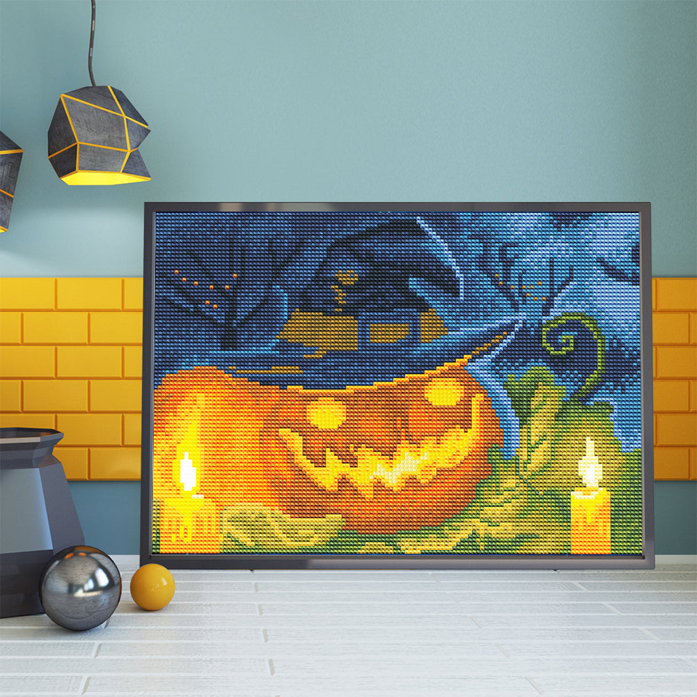 Pumpkin Monster - Full Square Drill Diamond Painting 30*40CM