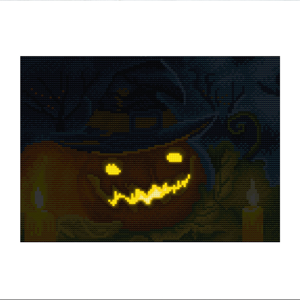 Pumpkin Monster - Full Square Drill Diamond Painting 30*40CM