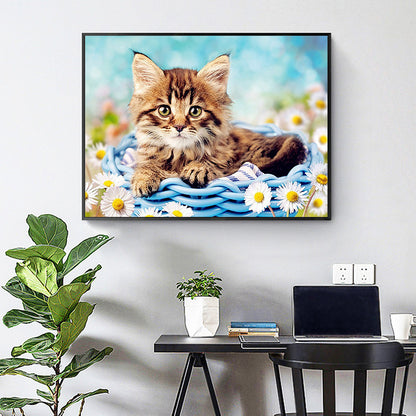 Cat - Full Square Drill Diamond Painting 30*40CM