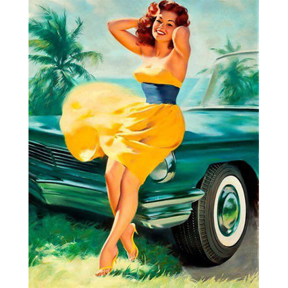 Car Beauty - Full Square Drill Diamond Painting 30*40CM