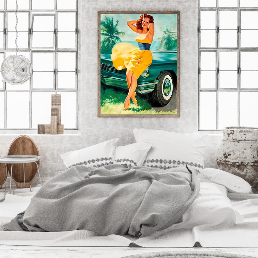 Car Beauty - Full Square Drill Diamond Painting 30*40CM