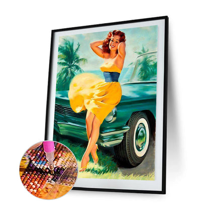 Car Beauty - Full Square Drill Diamond Painting 30*40CM