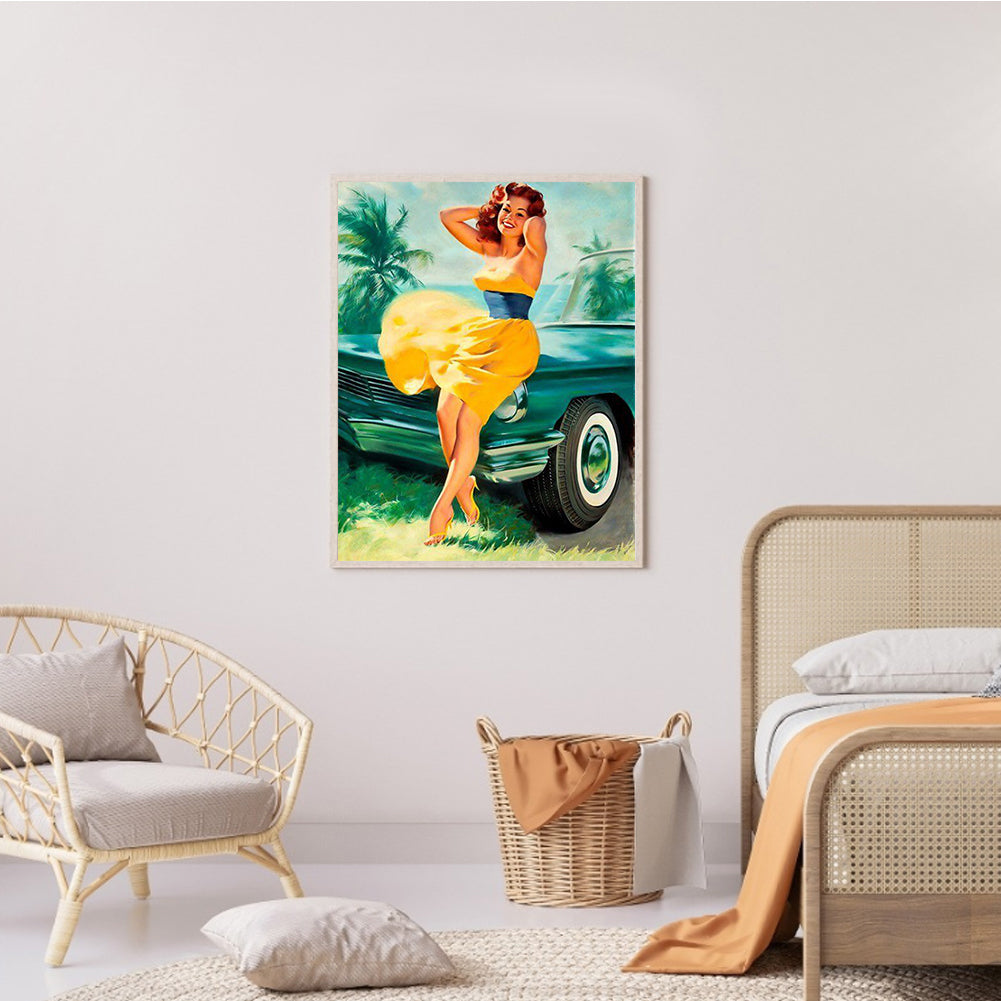 Car Beauty - Full Square Drill Diamond Painting 30*40CM