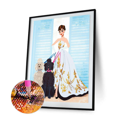 Hepburn - Full Square Drill Diamond Painting 30*40CM