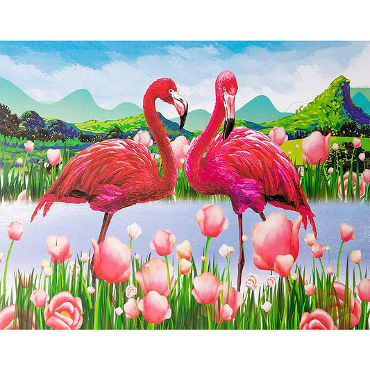 Flamingo - Full Square Drill Diamond Painting 30*40CM