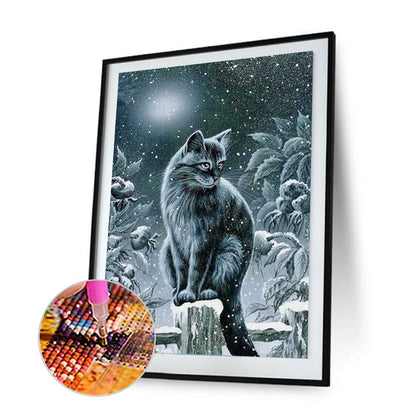 Black Cat - Full Square Drill Diamond Painting 30*40CM