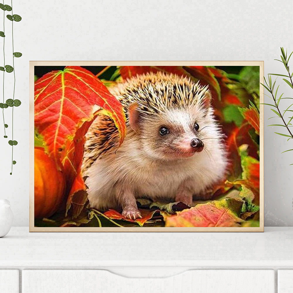 Little Hedgehog - Full Square Drill Diamond Painting 30*40CM