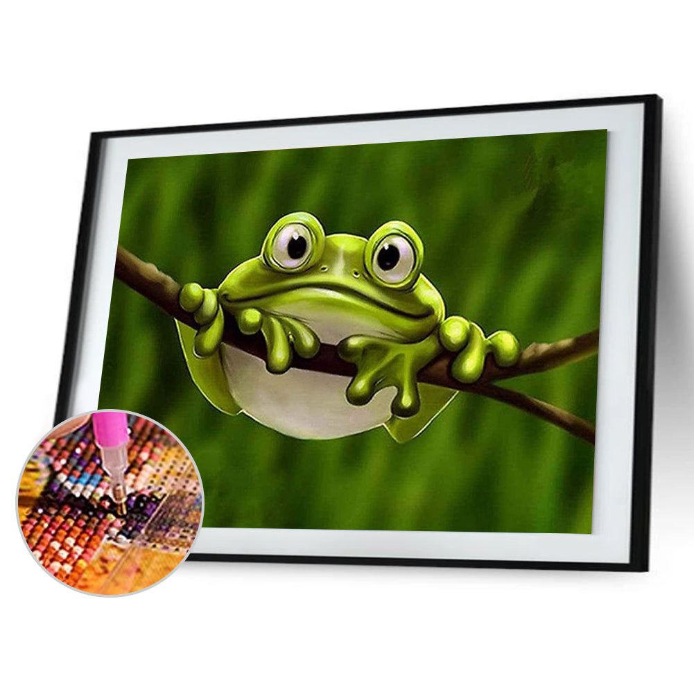 Big Eyed Frog - Full Square Drill Diamond Painting 30*40CM