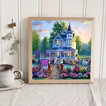 Flower Villa - Full Square Drill Diamond Painting 30*30CM