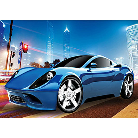 Cool Car - Full Square Drill Diamond Painting 30*40CM