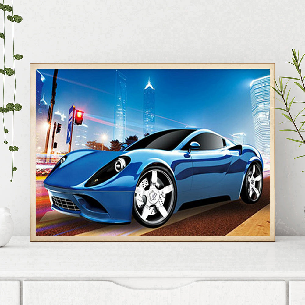 Cool Car - Full Square Drill Diamond Painting 30*40CM