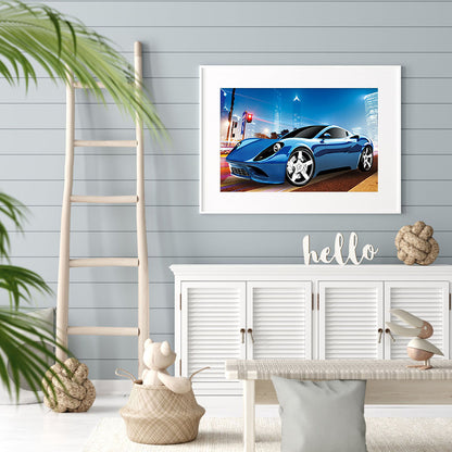 Cool Car - Full Square Drill Diamond Painting 30*40CM