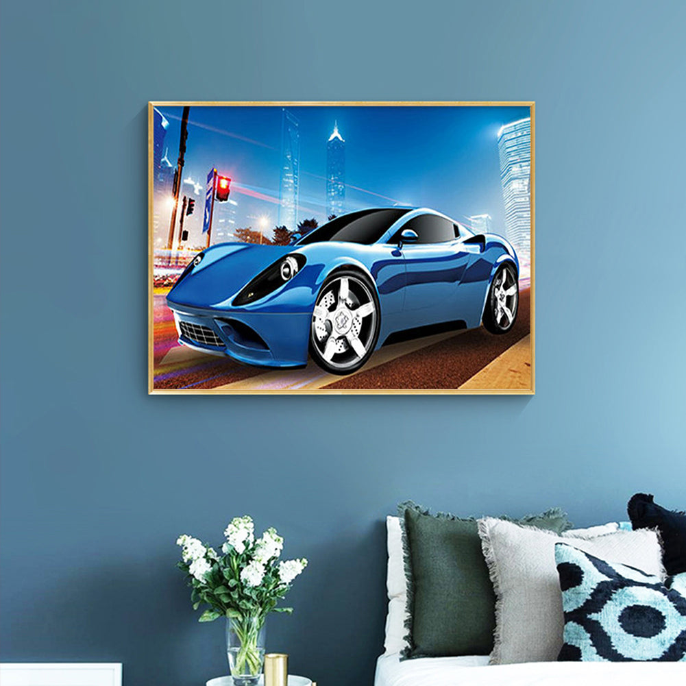 Cool Car - Full Square Drill Diamond Painting 30*40CM