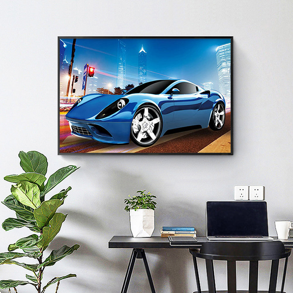 Cool Car - Full Square Drill Diamond Painting 30*40CM