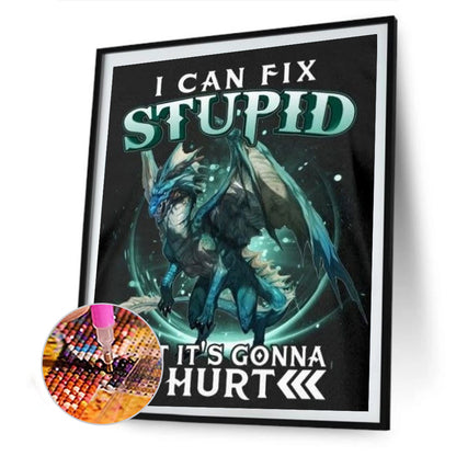 Animal Calligraphy - Full Square Drill Diamond Painting 40*50CM