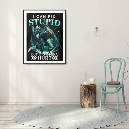 Animal Calligraphy - Full Square Drill Diamond Painting 40*50CM