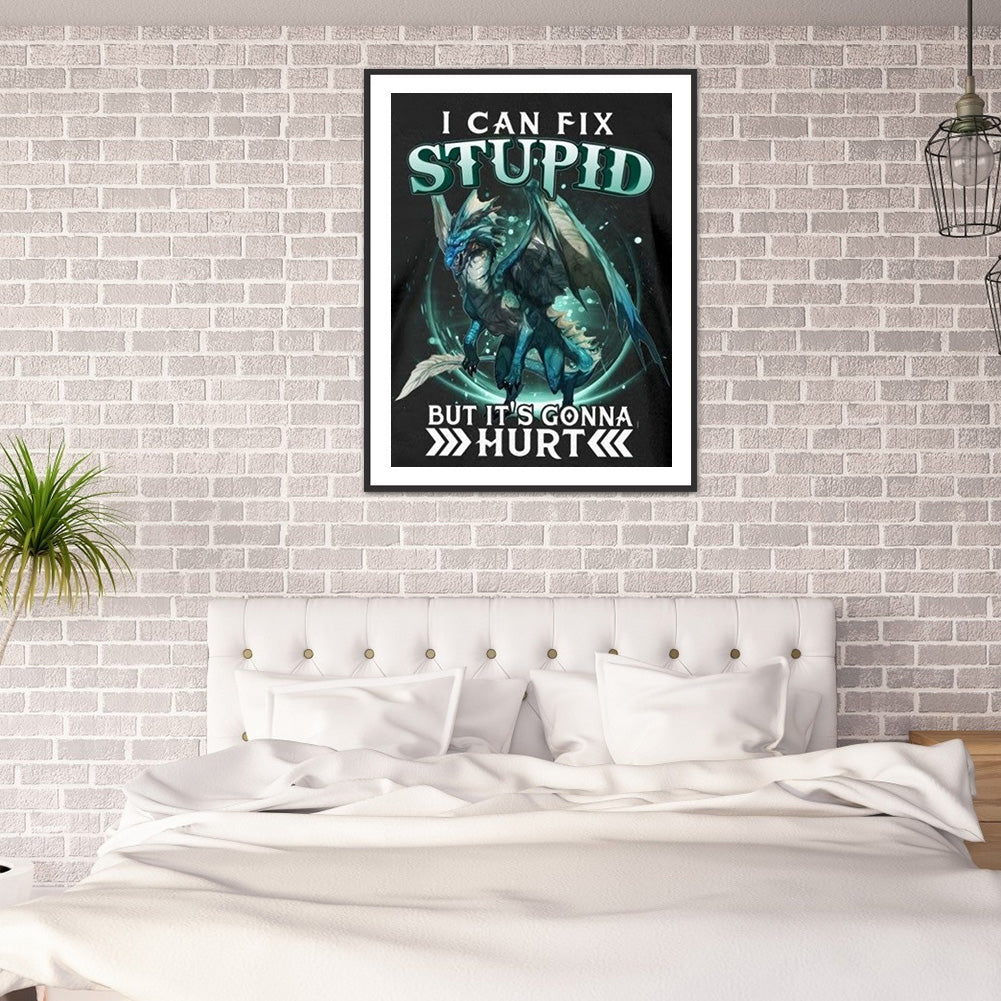 Animal Calligraphy - Full Square Drill Diamond Painting 40*50CM