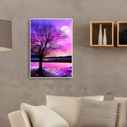 Purple Sunset - Full Square Drill Diamond Painting 30*40CM