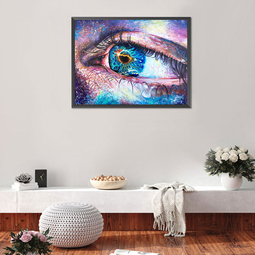 Eye - Full Round Drill Diamond Painting 40*30CM