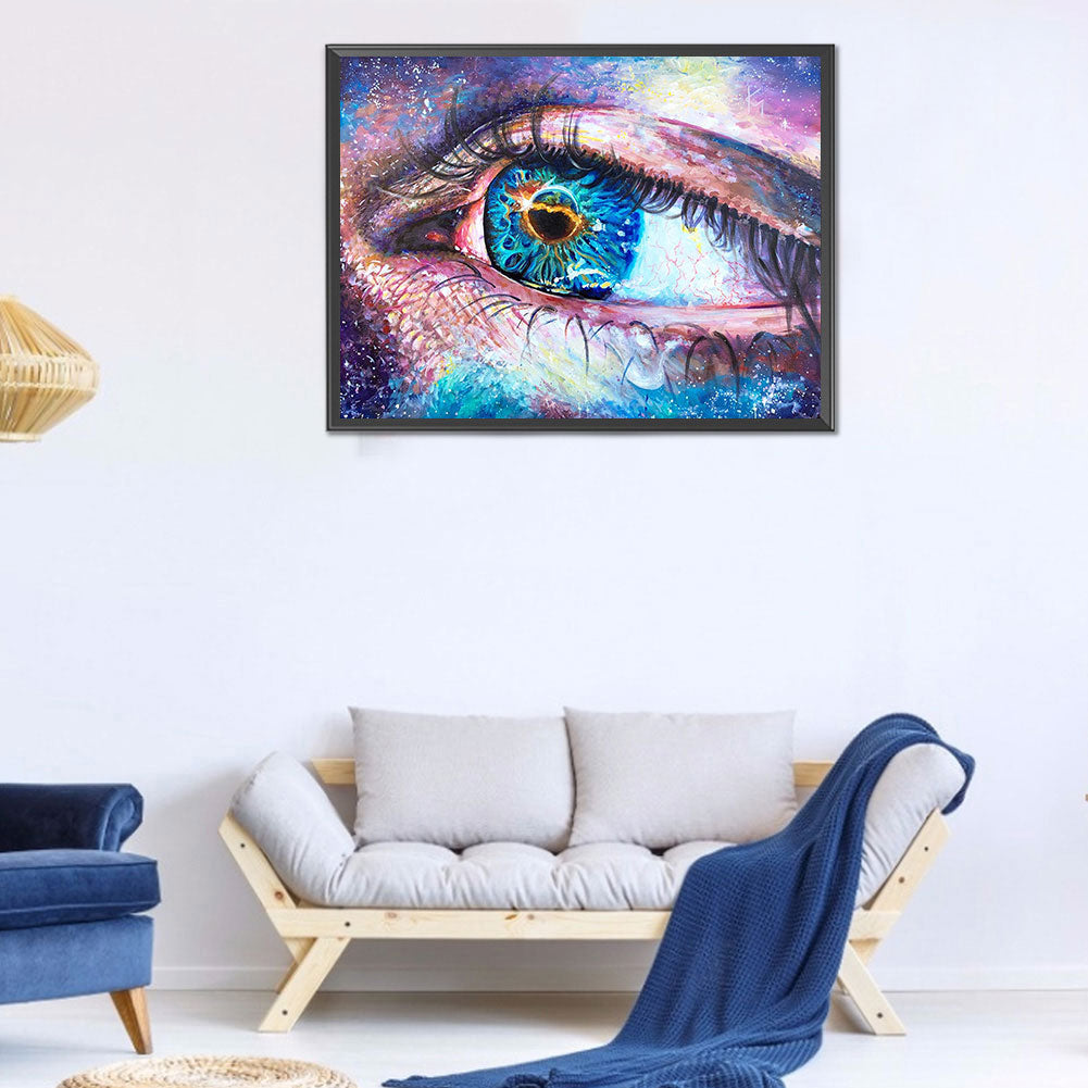Eye - Full Round Drill Diamond Painting 40*30CM