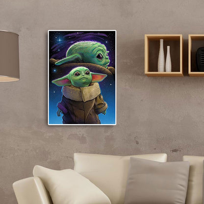 Yoda - Full Round Drill Diamond Painting 40*50CM