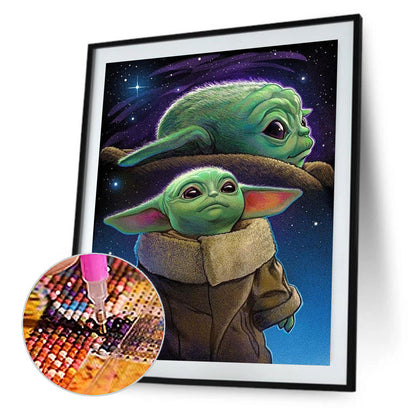 Yoda - Full Round Drill Diamond Painting 40*50CM