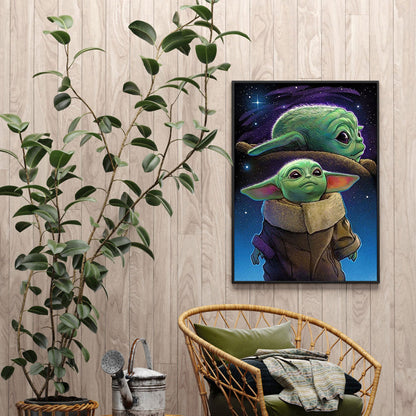 Yoda - Full Round Drill Diamond Painting 40*50CM