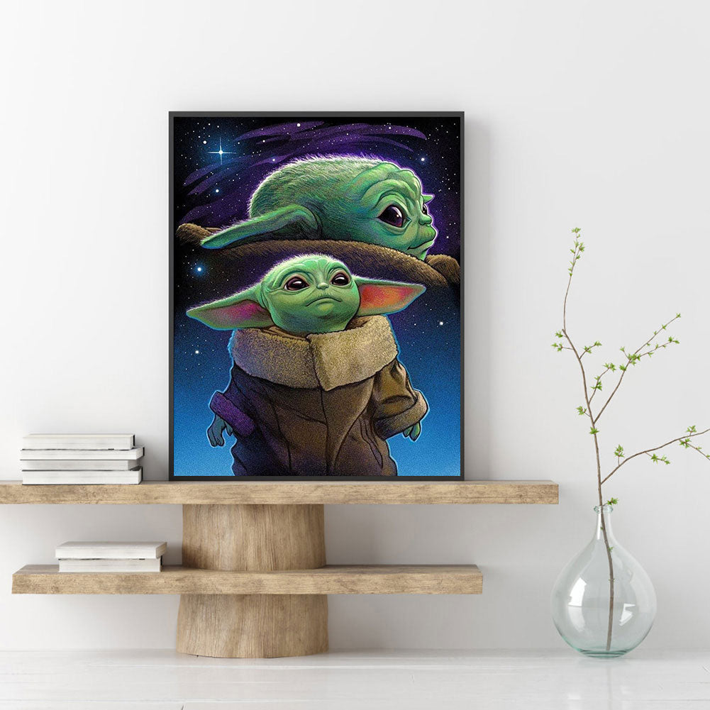 Yoda - Full Round Drill Diamond Painting 40*50CM