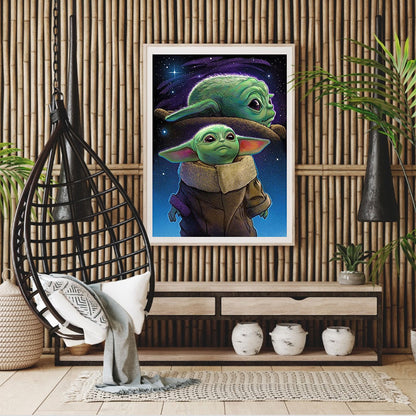 Yoda - Full Round Drill Diamond Painting 40*50CM