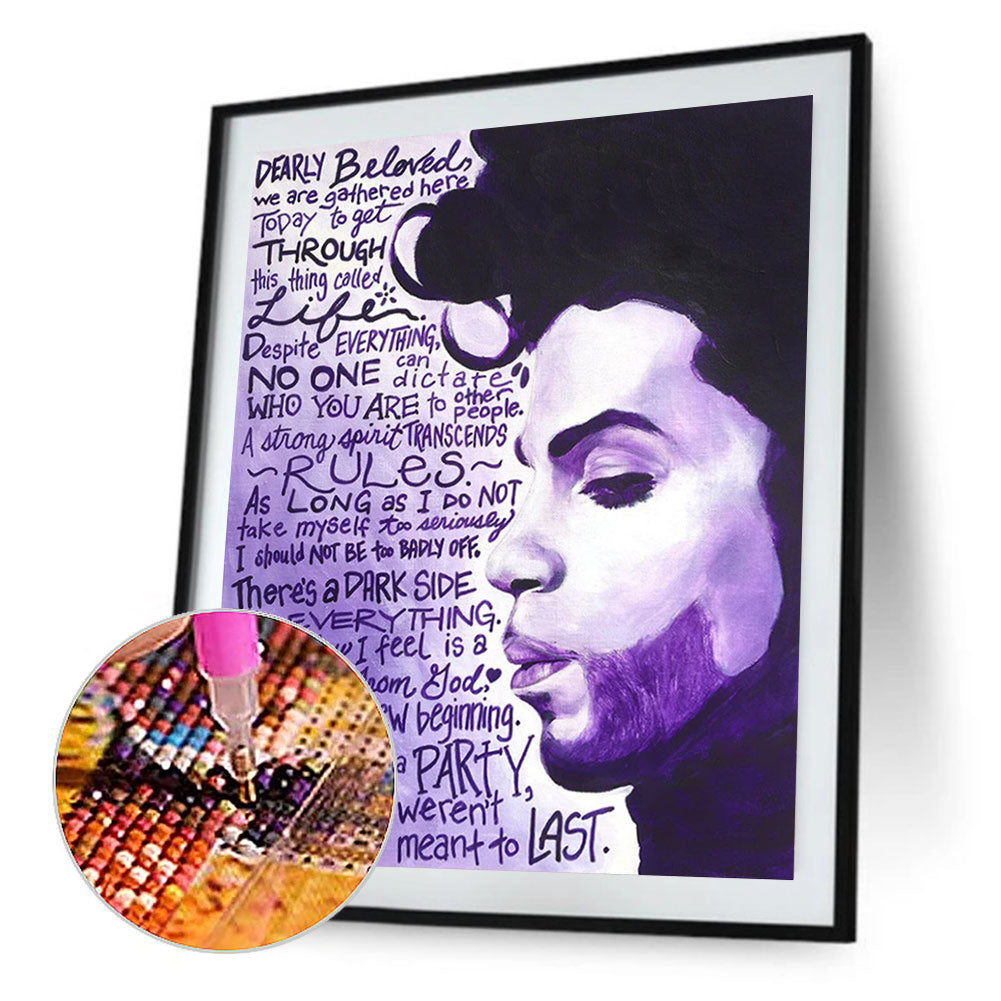 Purple Rain - Full Round Drill Diamond Painting 40*50CM