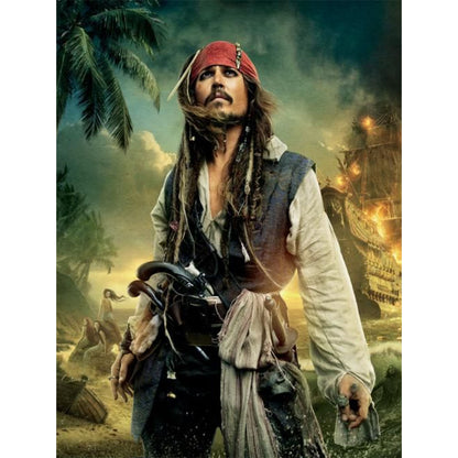 Pirates Of The Caribbean - Full Round Drill Diamond Painting 40*50CM