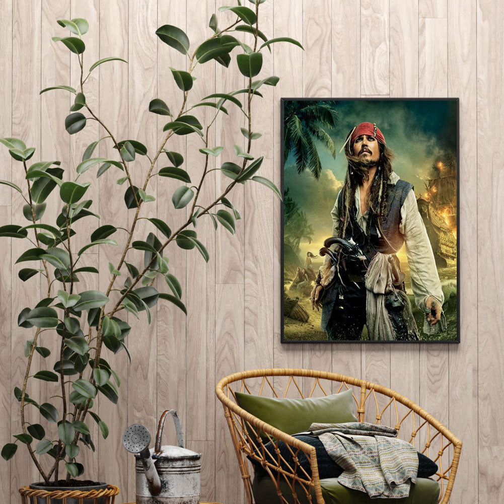 Pirates Of The Caribbean - Full Round Drill Diamond Painting 40*50CM