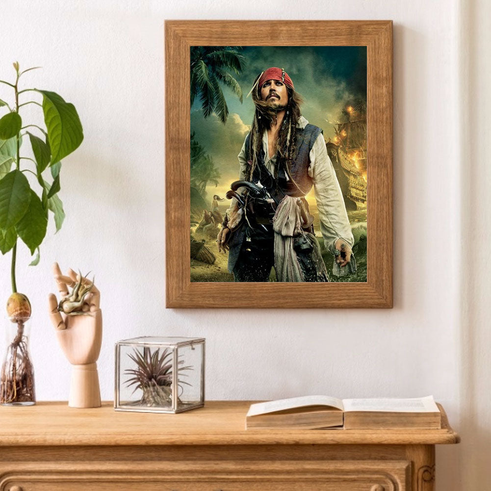 Pirates Of The Caribbean - Full Round Drill Diamond Painting 40*50CM