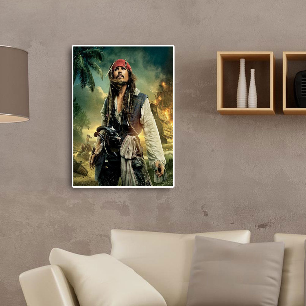 Pirates Of The Caribbean - Full Round Drill Diamond Painting 40*50CM