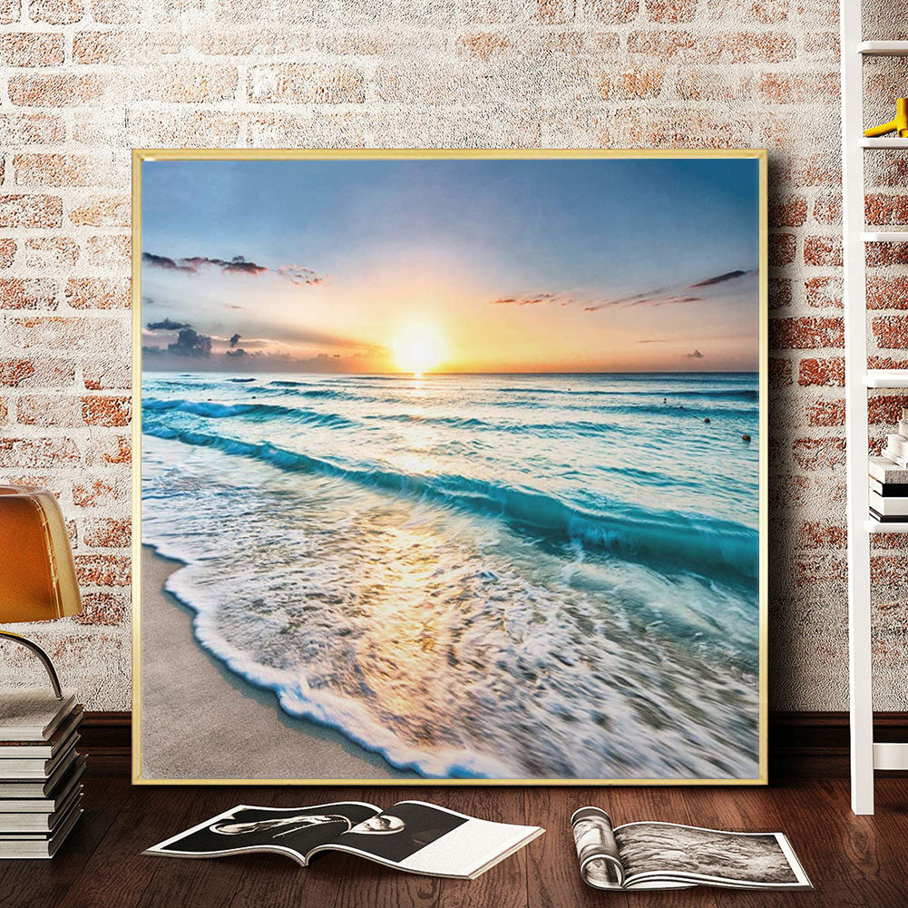 Beach Scenery - Full Square Drill Diamond Painting 30*30CM