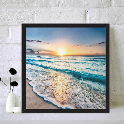 Beach Scenery - Full Square Drill Diamond Painting 30*30CM