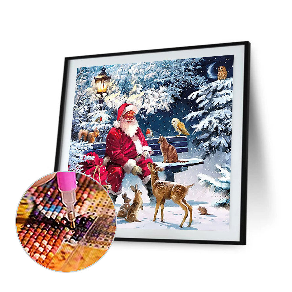 Santa Claus - Full Round Drill Diamond Painting 50*50CM