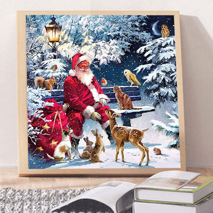 Santa Claus - Full Round Drill Diamond Painting 50*50CM