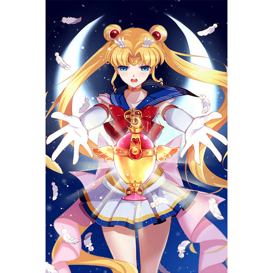 Sailor Moon - 11CT Stamped Cross Stitch 60*90CM