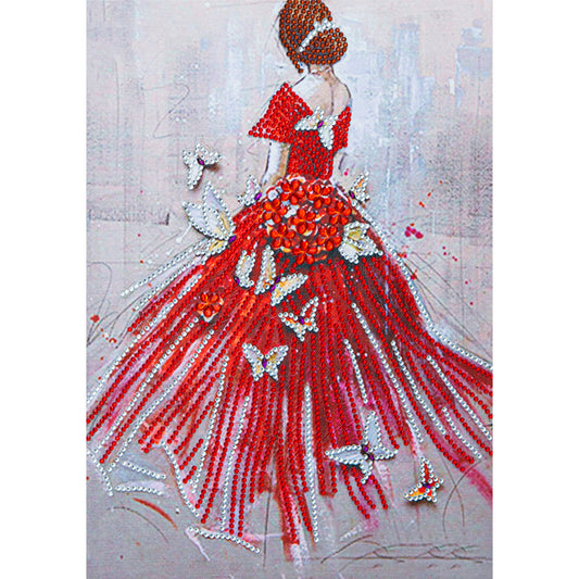 Ballet Girl - Special Shaped Drill Diamond Paiting 30*40CM